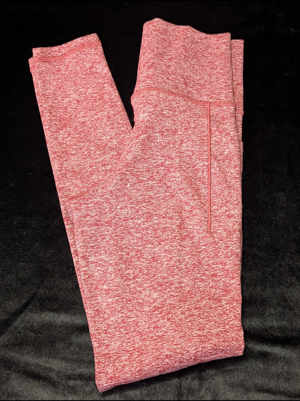 NWOT Athleta Stash Pocket Size XXS 25" Inseam Yoga Workout Leggings Burgundy Red